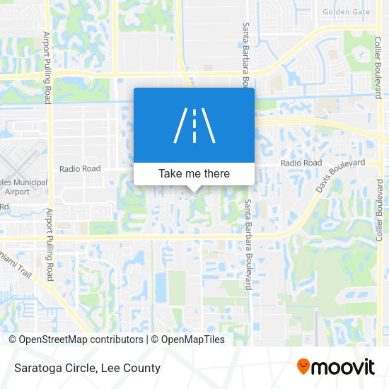 Saratoga Circle map