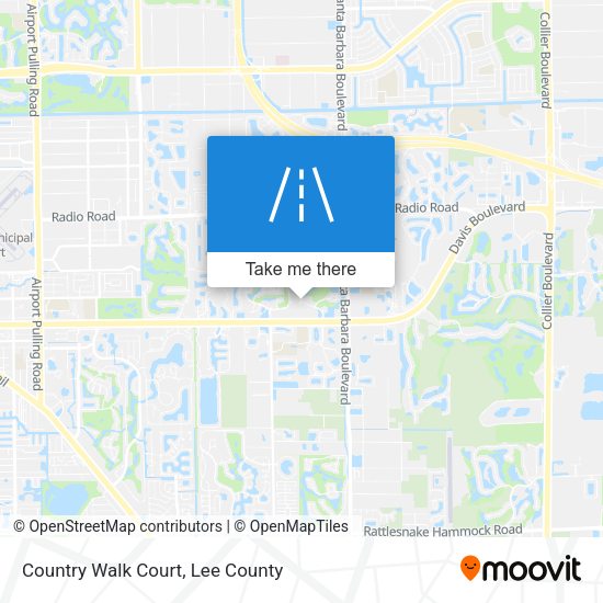 Country Walk Court map