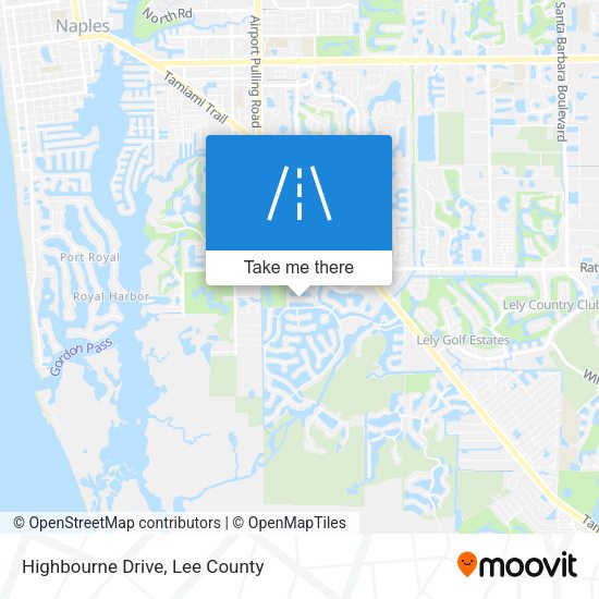 Highbourne Drive map