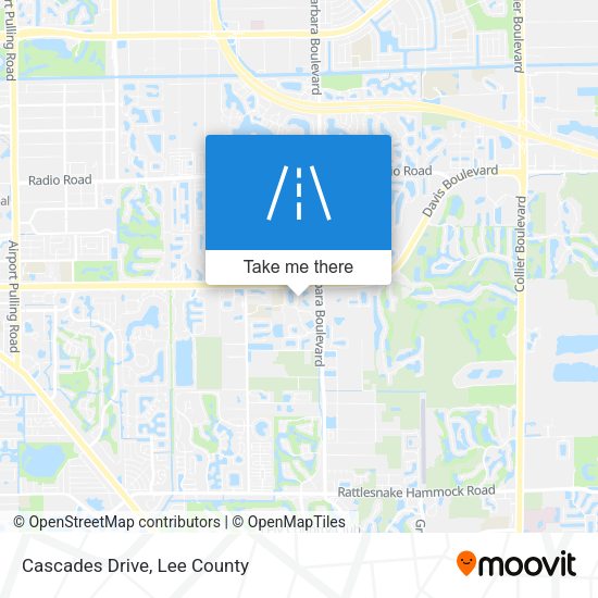 Mapa de Cascades Drive