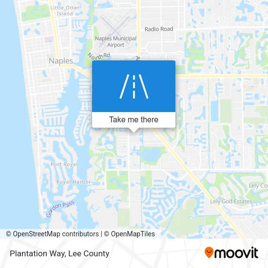 Mapa de Plantation Way