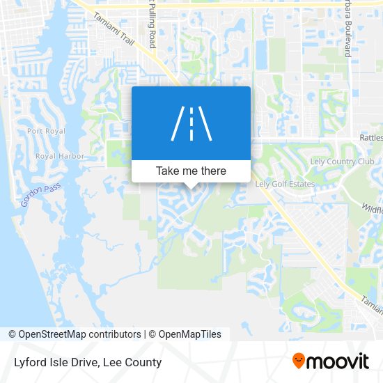 Lyford Isle Drive map