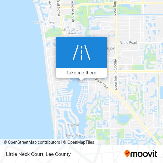 Little Neck Court map