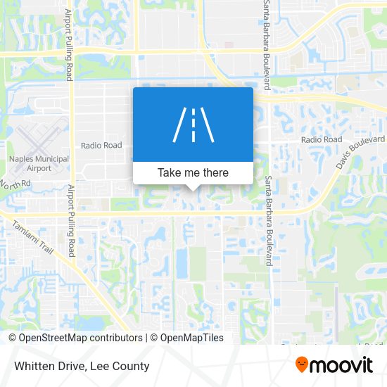 Mapa de Whitten Drive