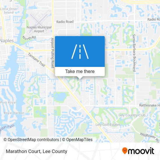 Marathon Court map