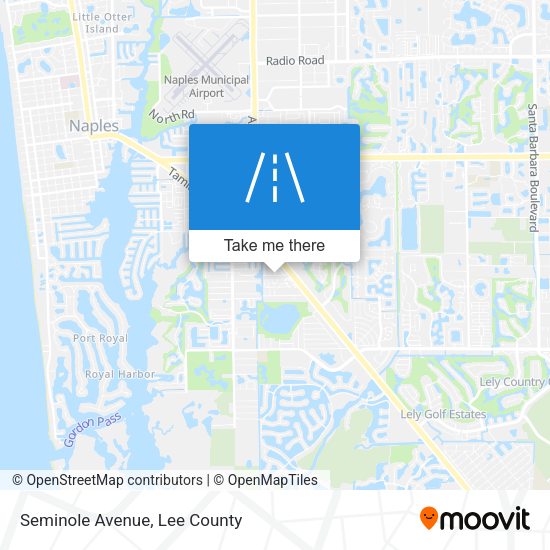 Seminole Avenue map