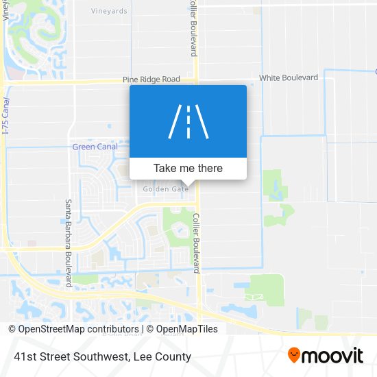 41st Street Southwest map