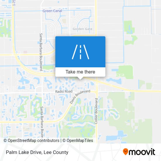 Palm Lake Drive map