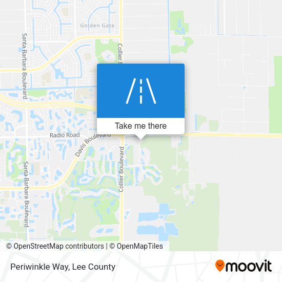 Mapa de Periwinkle Way