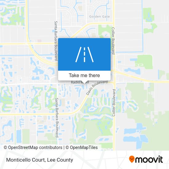 Monticello Court map