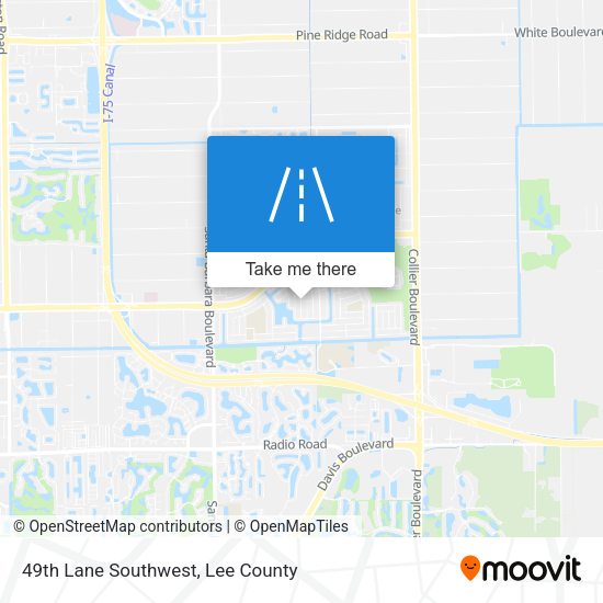 Mapa de 49th Lane Southwest