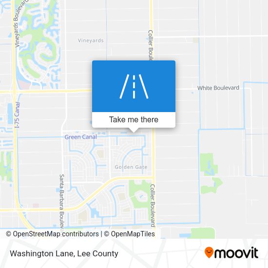 Washington Lane map