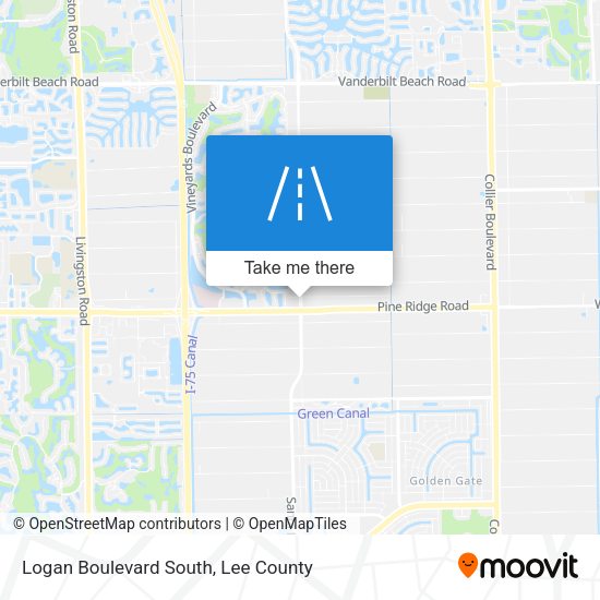 Logan Boulevard South map