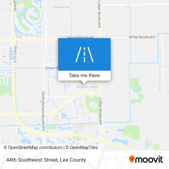 Mapa de 44th Southwest Street