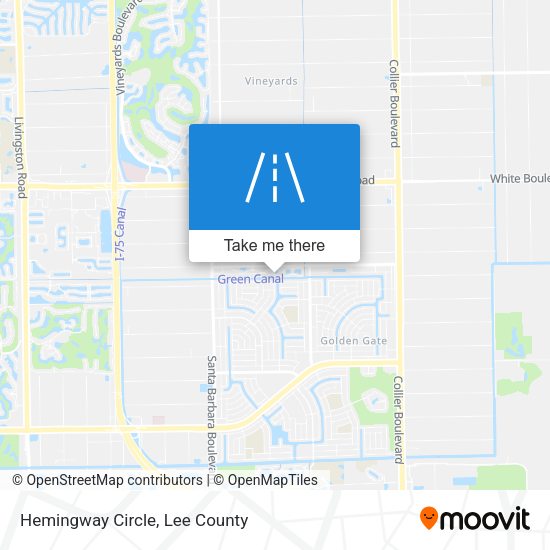 Hemingway Circle map