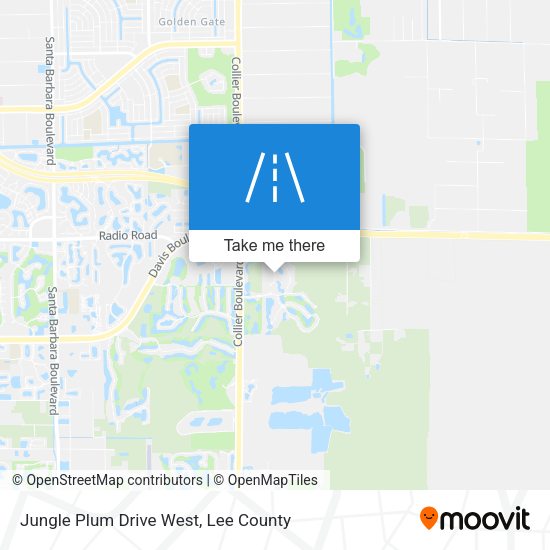 Mapa de Jungle Plum Drive West