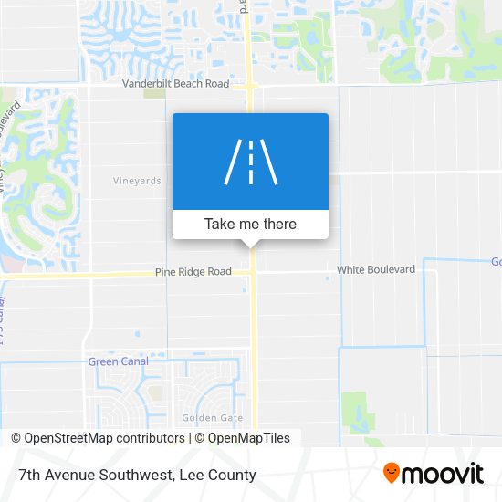 7th Avenue Southwest map