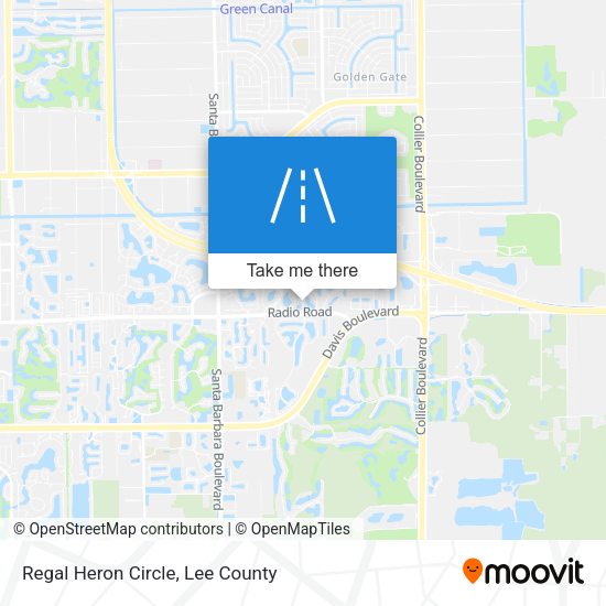 Regal Heron Circle map