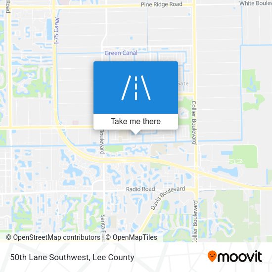 Mapa de 50th Lane Southwest
