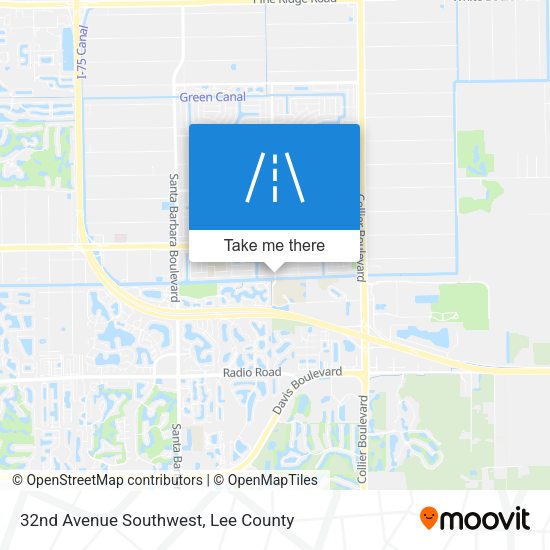Mapa de 32nd Avenue Southwest