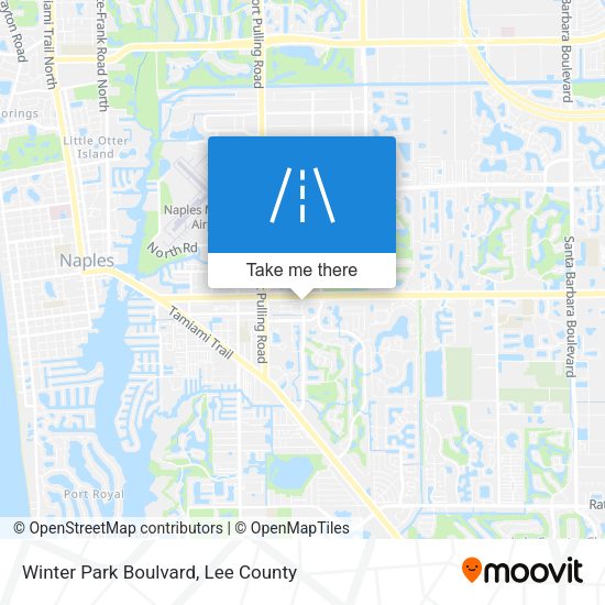 Mapa de Winter Park Boulvard