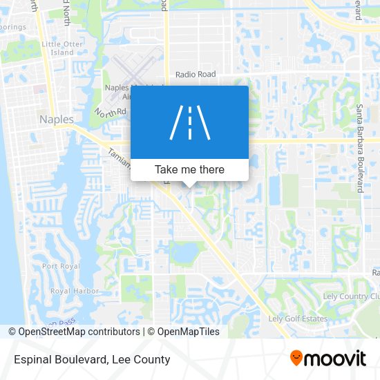 Mapa de Espinal Boulevard