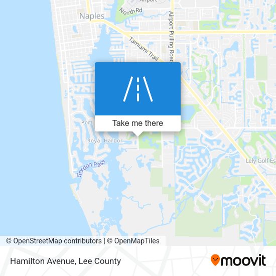 Hamilton Avenue map