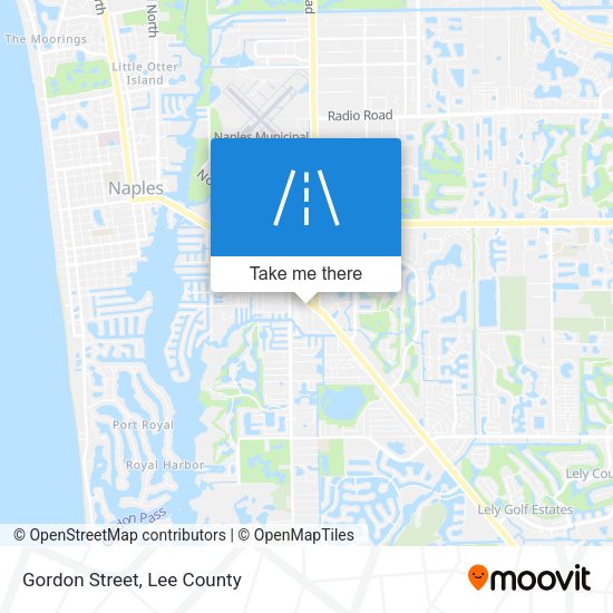 Mapa de Gordon Street