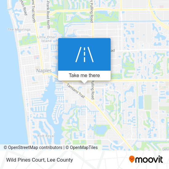 Mapa de Wild Pines Court