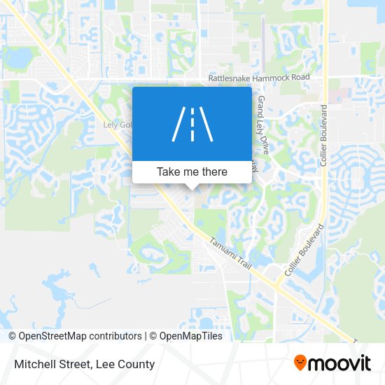 Mitchell Street map