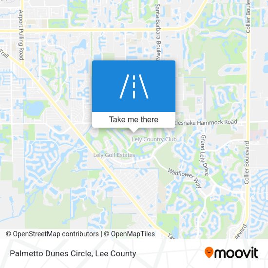 Palmetto Dunes Circle map