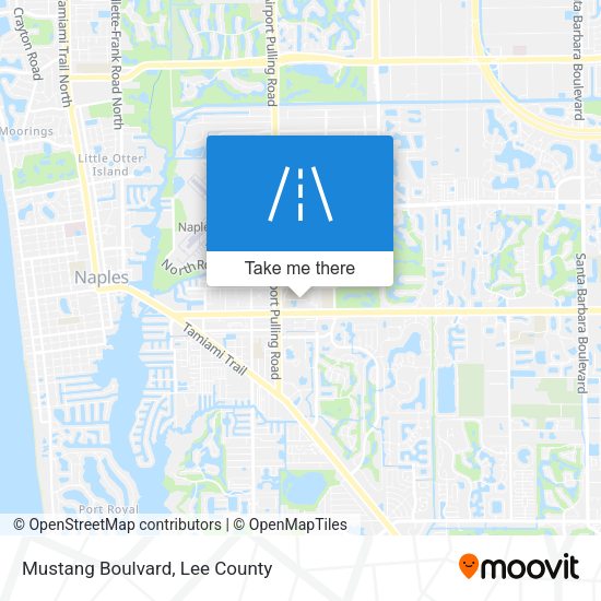 Mapa de Mustang Boulvard