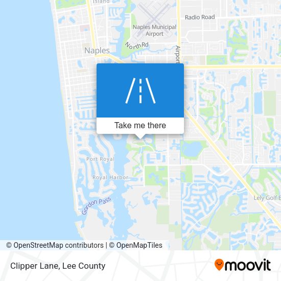 Mapa de Clipper Lane