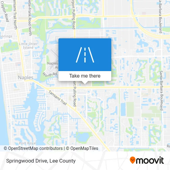 Springwood Drive map