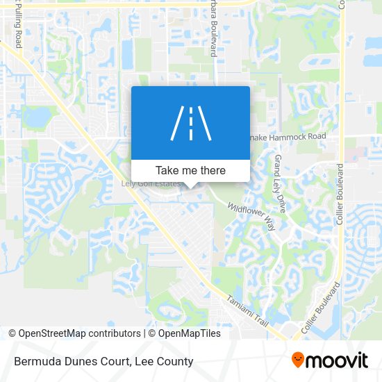 Bermuda Dunes Court map