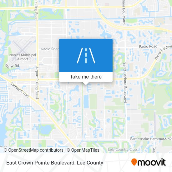 East Crown Pointe Boulevard map