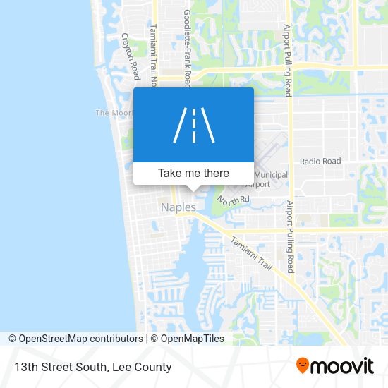 13th Street South map