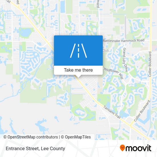 Entrance Street map
