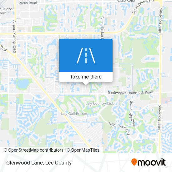 Mapa de Glenwood Lane