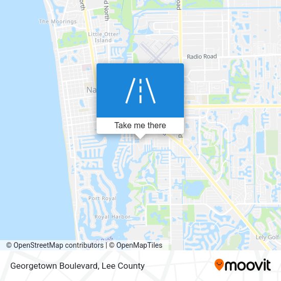 Georgetown Boulevard map