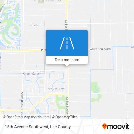 Mapa de 15th Avenue Southwest