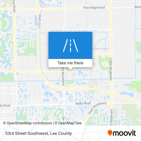 53rd Street Southwest map