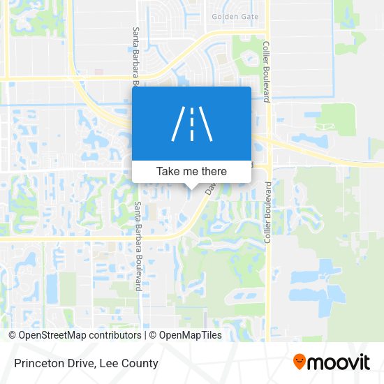 Mapa de Princeton Drive