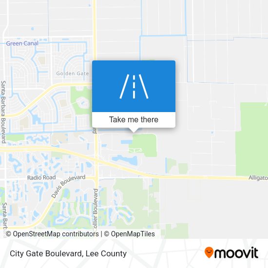 City Gate Boulevard map