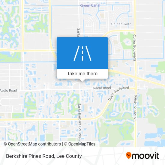 Berkshire Pines Road map
