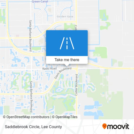 Mapa de Saddlebrook Circle