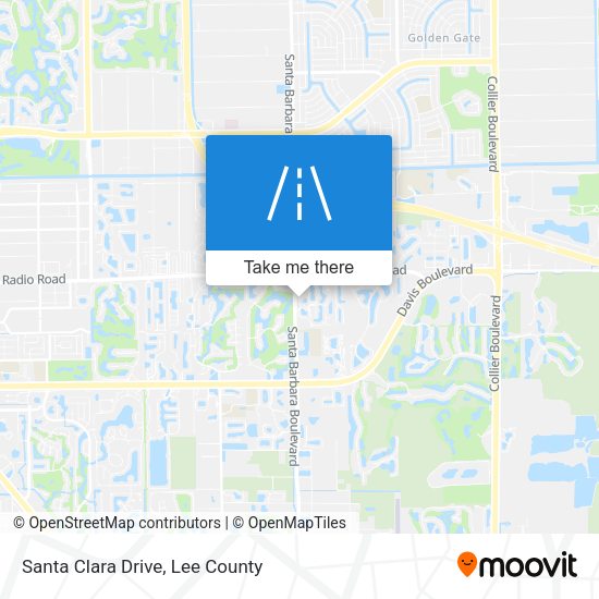Santa Clara Drive map