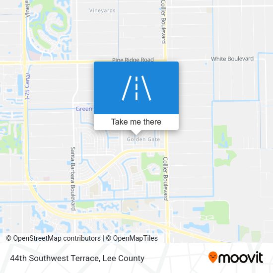 44th Southwest Terrace map