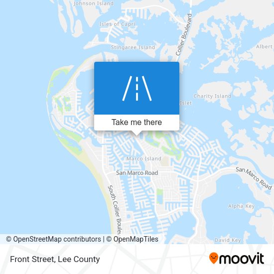 Mapa de Front Street
