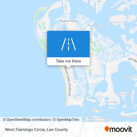 West Flamingo Circle map